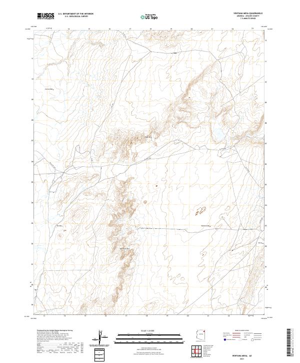 Ventana Mesa topographic map thumbnail