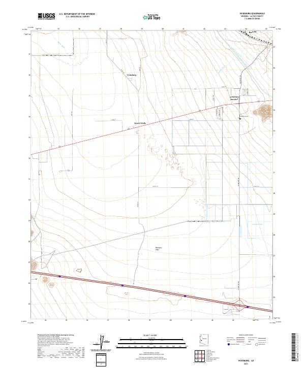 Vicksburg 2021 topographic map thumbnail