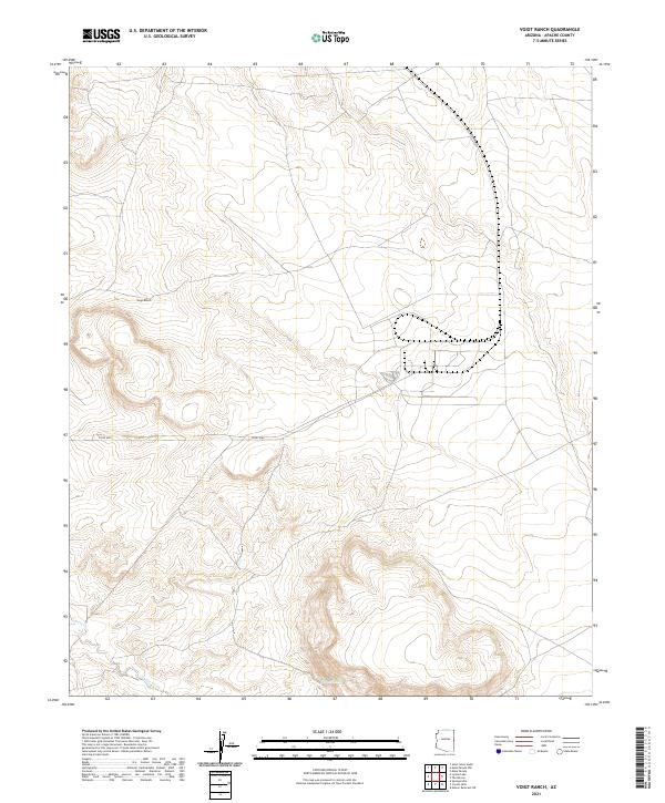 Voigt Ranch 2021 topographic map thumbnail