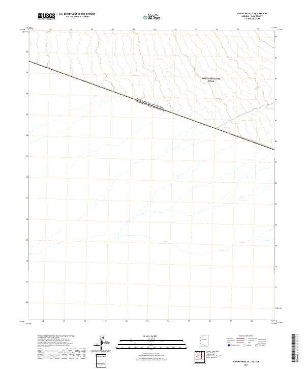Vopoki Ridge SE topographic map thumbnail