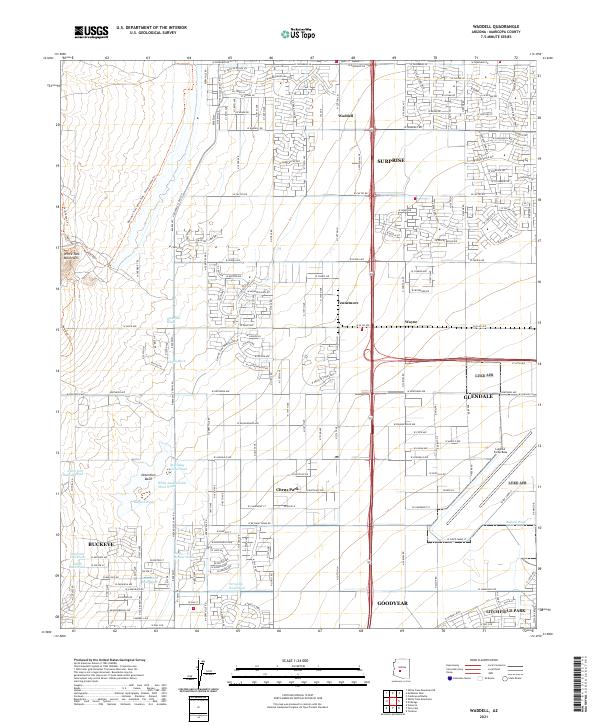 Waddell 2021 topographic map thumbnail