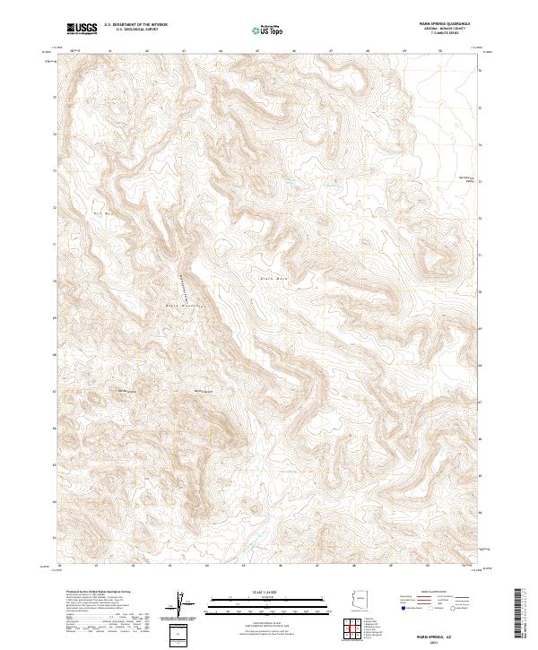 Warm Springs topographic map thumbnail