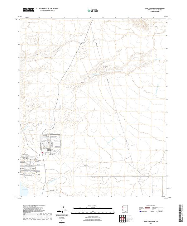 Warm Springs SW topographic map thumbnail