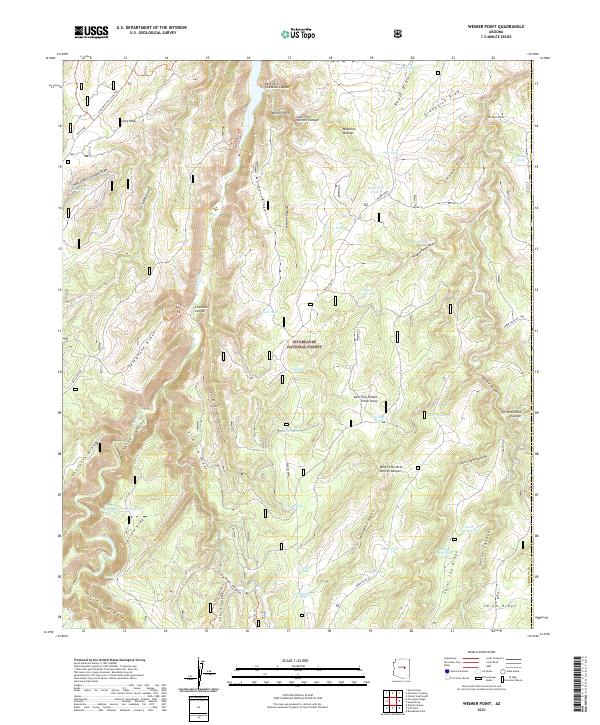 Weimer Point topographic map thumbnail