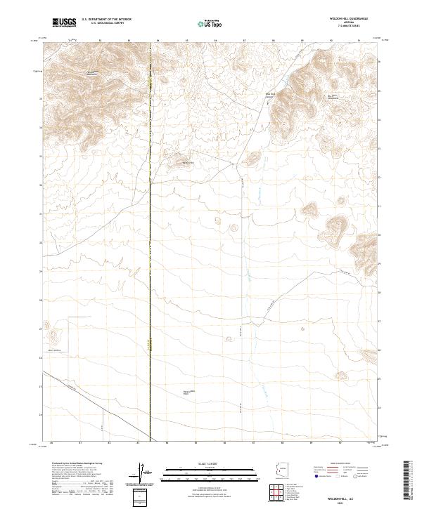 Weldon Hill topographic map thumbnail