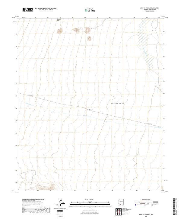 West of Pisinimo topographic map thumbnail