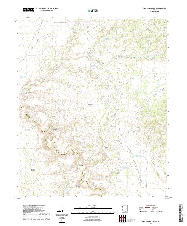 West Poker Mountain topographic map thumbnail