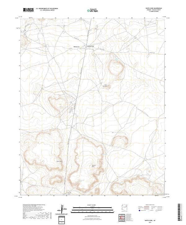 White Cone topographic map thumbnail