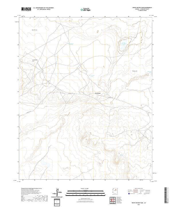 White Water Tank topographic map thumbnail
