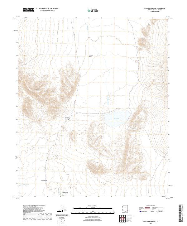 Whitlock Cienega topographic map thumbnail