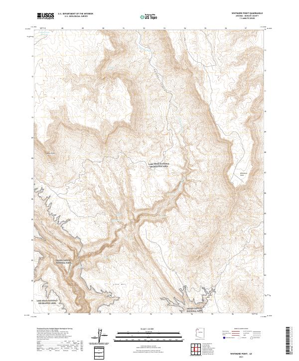 Whitmore Point topographic map thumbnail