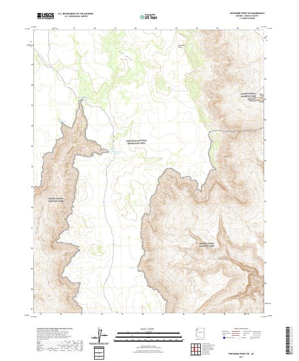 Whitmore Point SW topographic map thumbnail