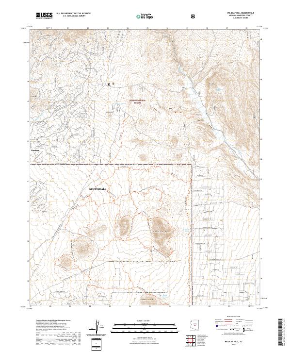 Wildcat Hill topographic map thumbnail