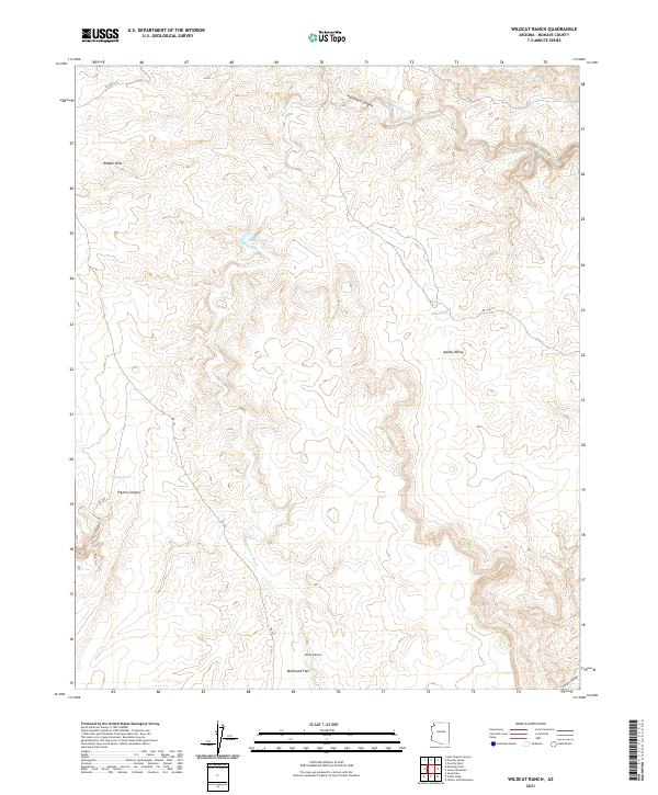 Wildcat Ranch 2021 topographic map thumbnail