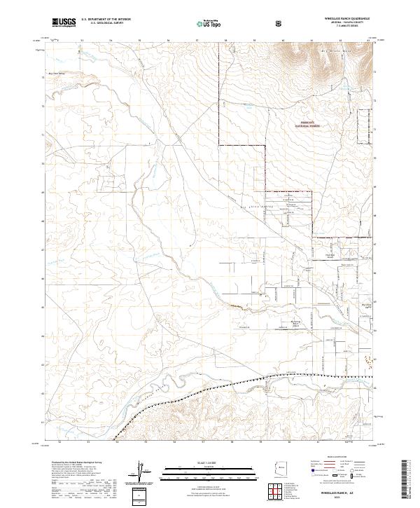 Wineglass Ranch topographic map thumbnail