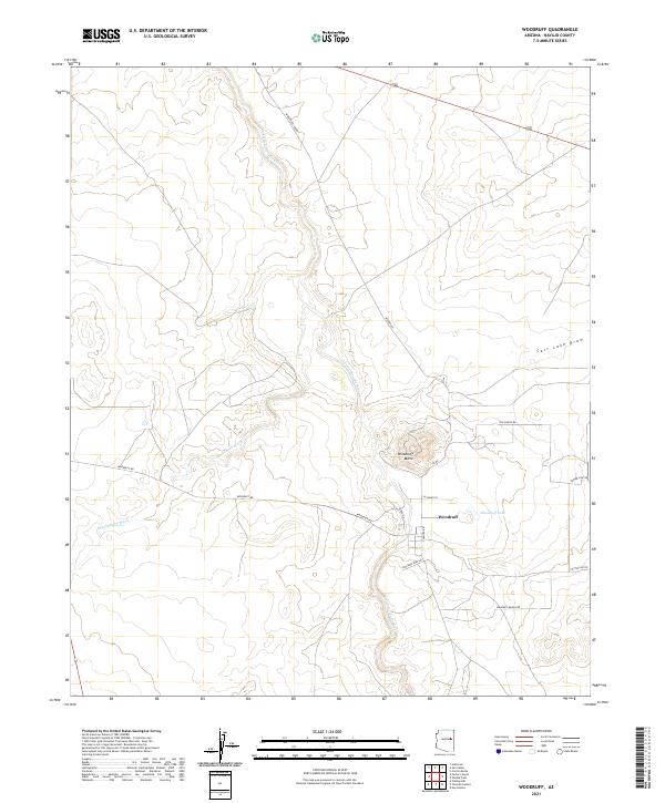 Woodruff 2021 topographic map thumbnail