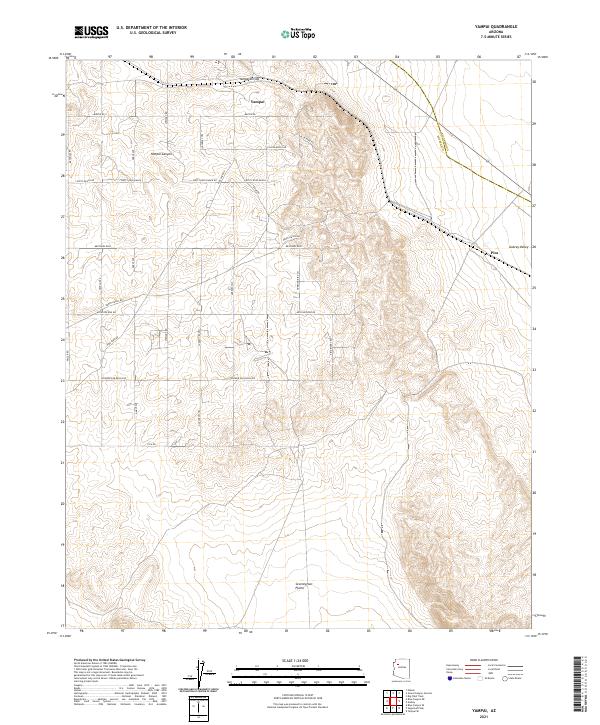 Yampai 2021 topographic map thumbnail