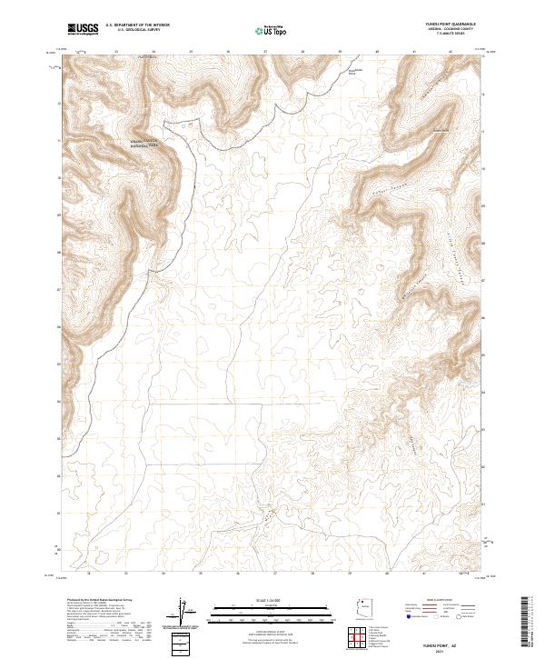 Yunosi Point 2021 topographic map thumbnail