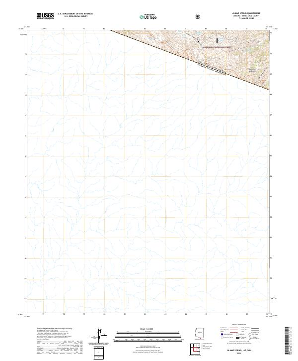Alamo Spring topographic map thumbnail