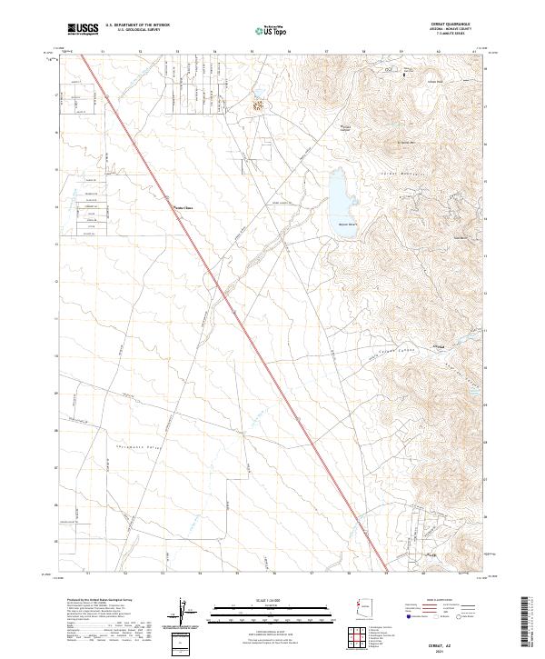 Cerbat topographic map thumbnail