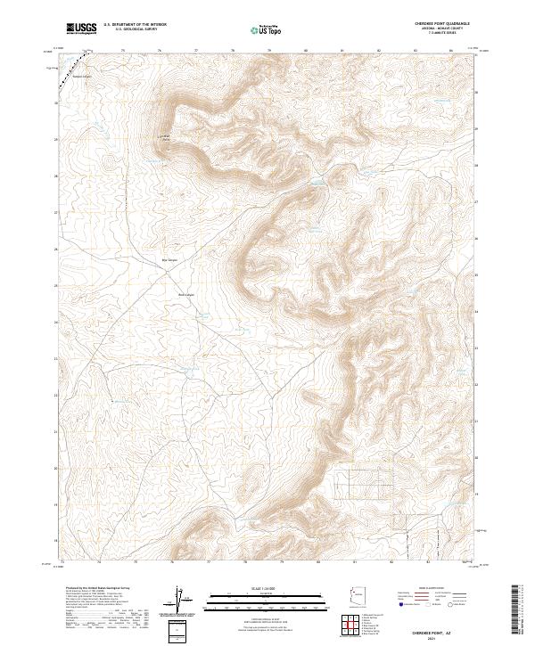 Cherokee Point topographic map thumbnail