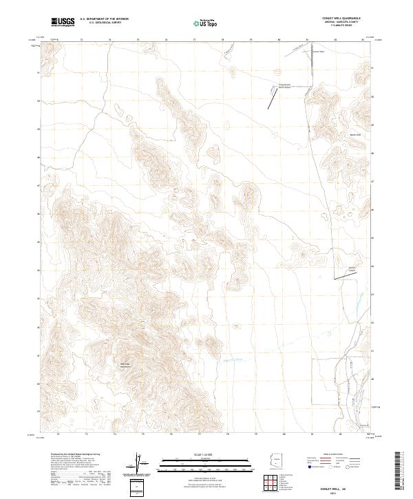 Conley Well topographic map thumbnail