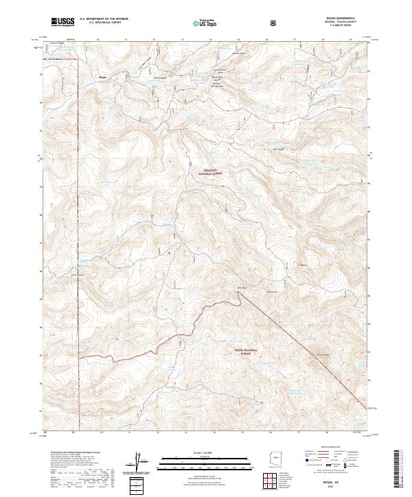 Dugas topographic map thumbnail