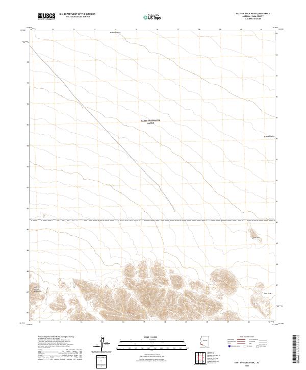 East of Buck Peak topographic map thumbnail