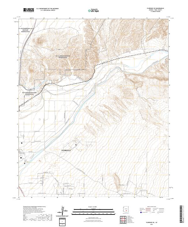 Florence SE topographic map thumbnail