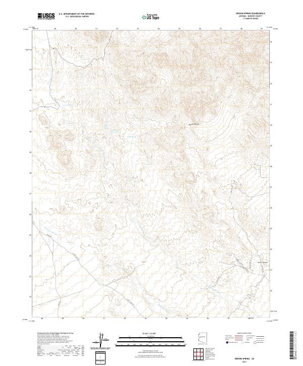 Groom Spring topographic map thumbnail
