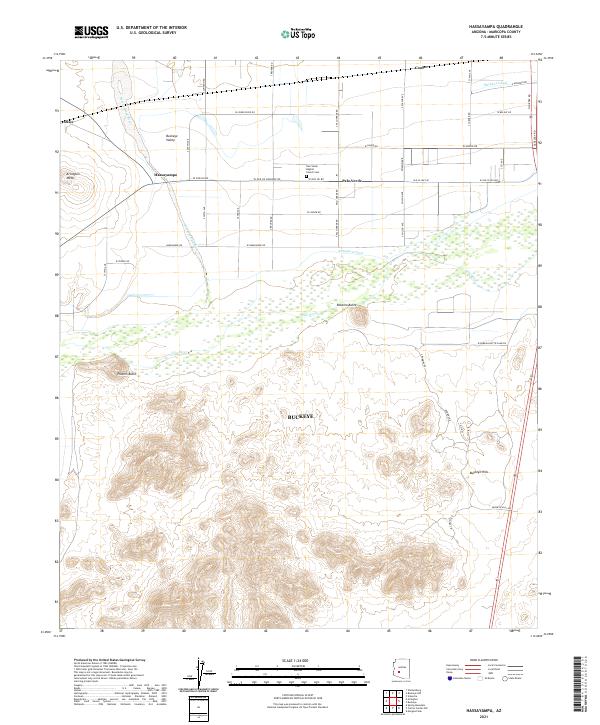 Hassayampa topographic map thumbnail