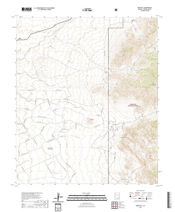 Knob Hill topographic map thumbnail