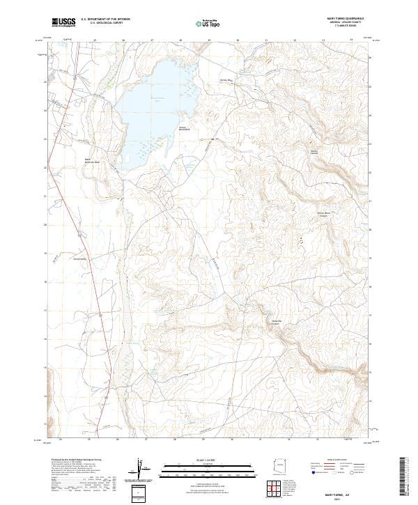 Many Farms topographic map thumbnail