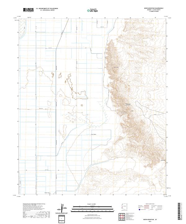 Moon Mountain topographic map thumbnail