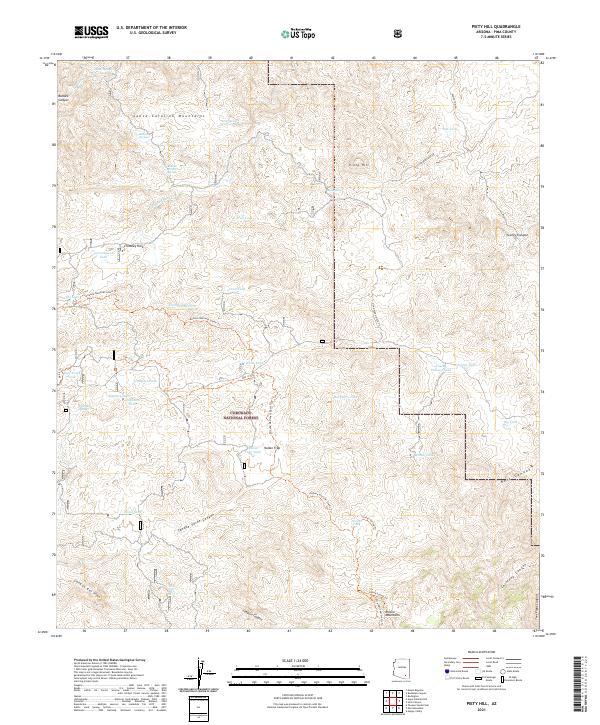 Piety Hill topographic map thumbnail