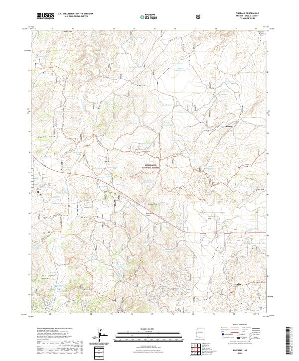 Pinedale 2021 topographic map thumbnail