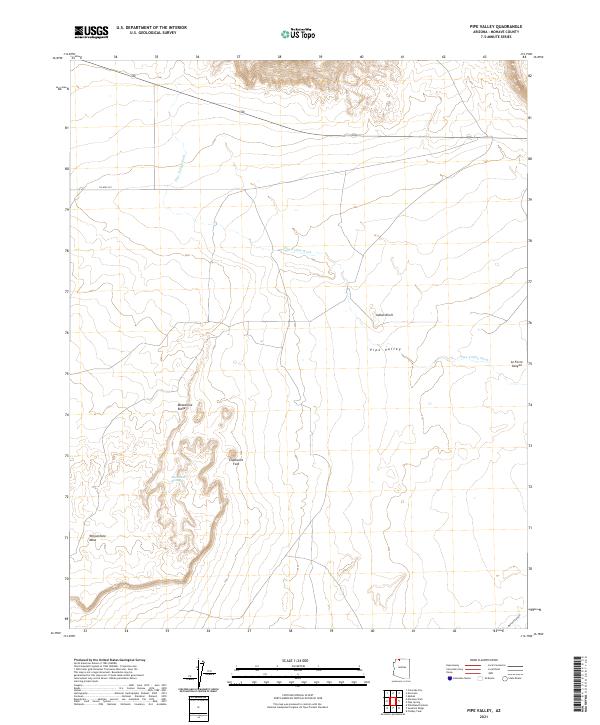 Pipe Valley topographic map thumbnail