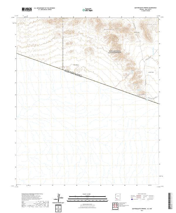Quitobaquito Springs topographic map thumbnail
