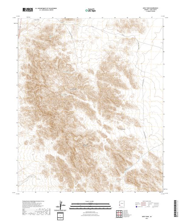 Arch Tank topographic map thumbnail