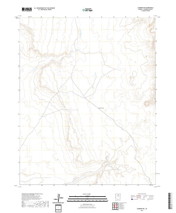 Cameron NE topographic map thumbnail