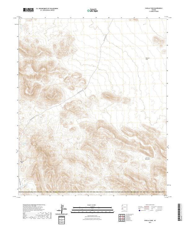 Cholla Tank 2021 topographic map thumbnail
