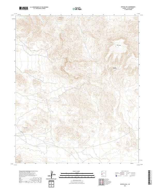 Crystal Hill topographic map thumbnail