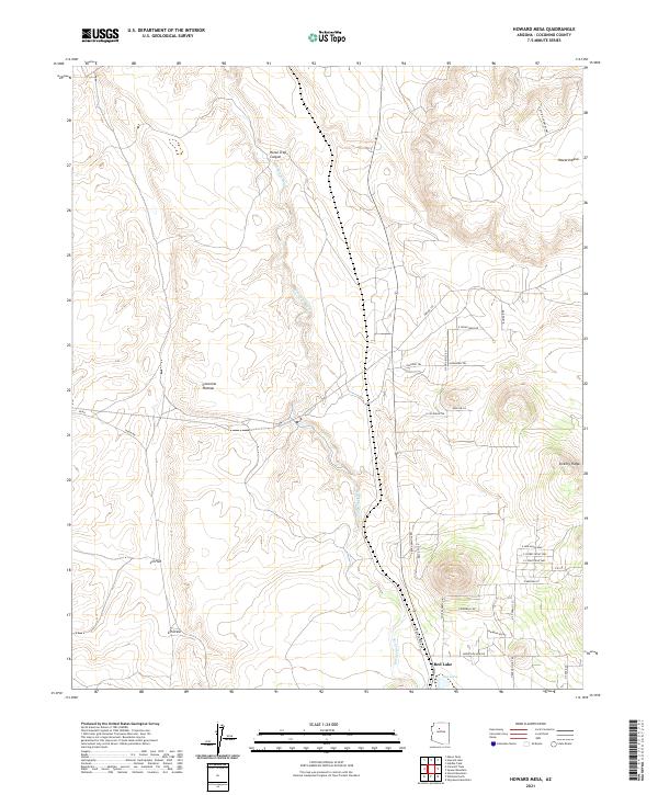 Howard Mesa topographic map thumbnail