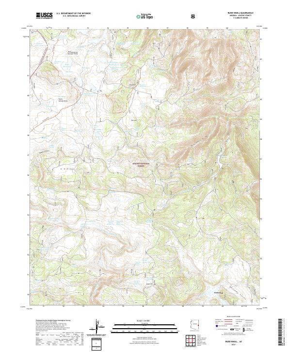 Rudd Knoll topographic map thumbnail
