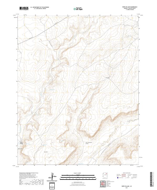 Wepo Village topographic map thumbnail