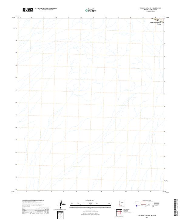 Tinajas Altas OE S topographic map thumbnail
