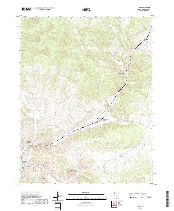 Acoma topographic map thumbnail
