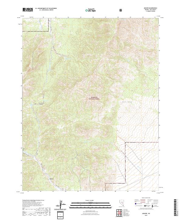 Adaven topographic map thumbnail