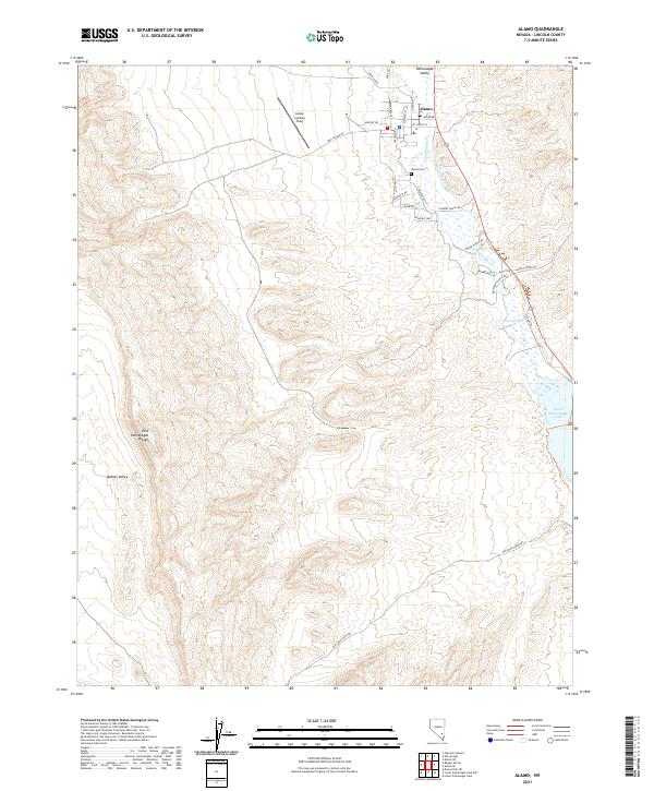 Alamo topographic map thumbnail