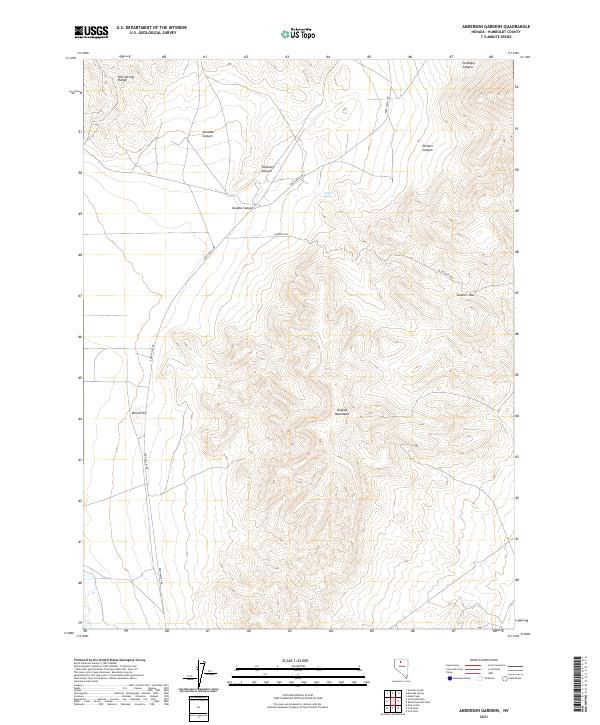 Anderson Gardens topographic map thumbnail